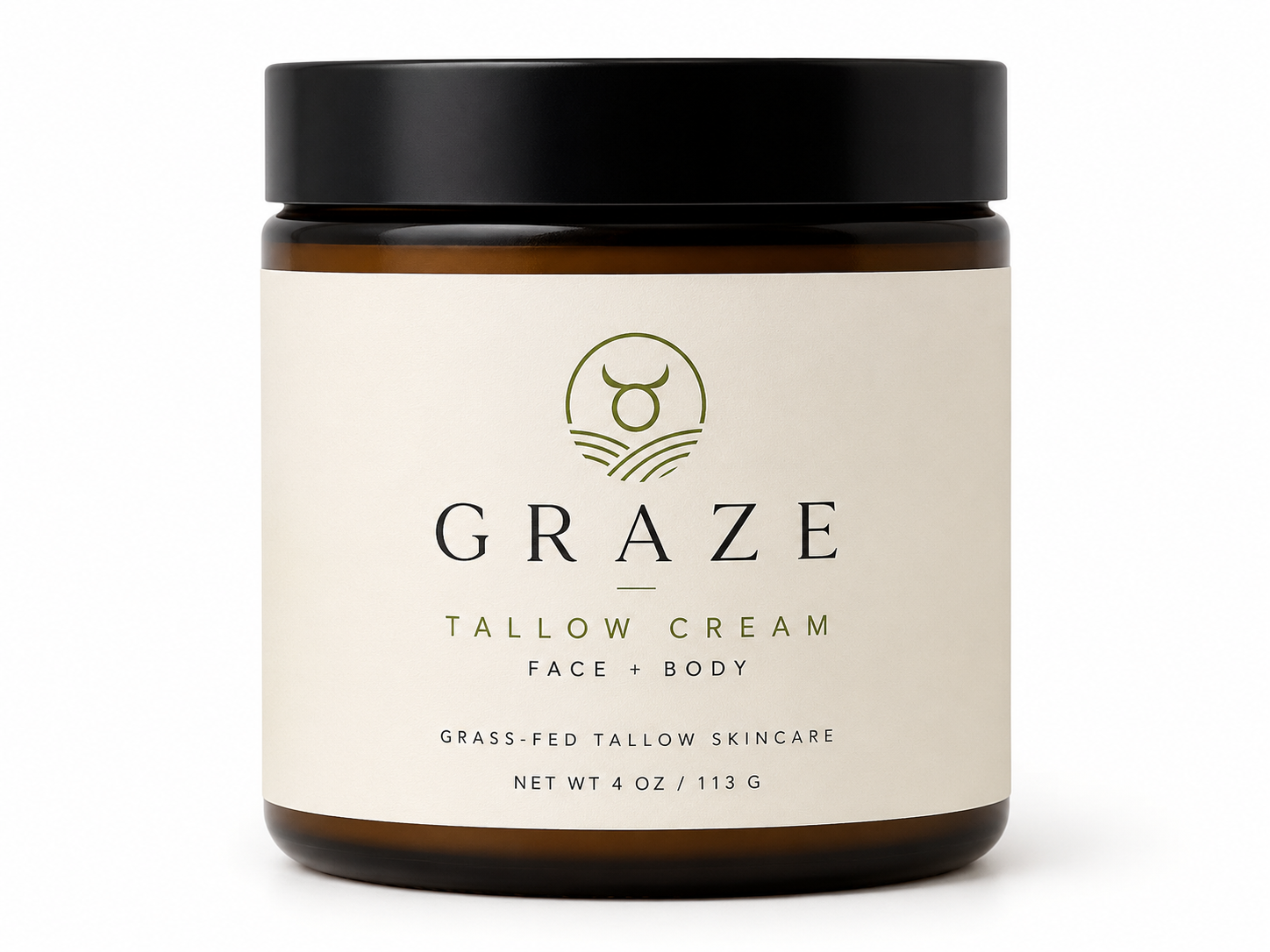 Graze Tallow Cream jar